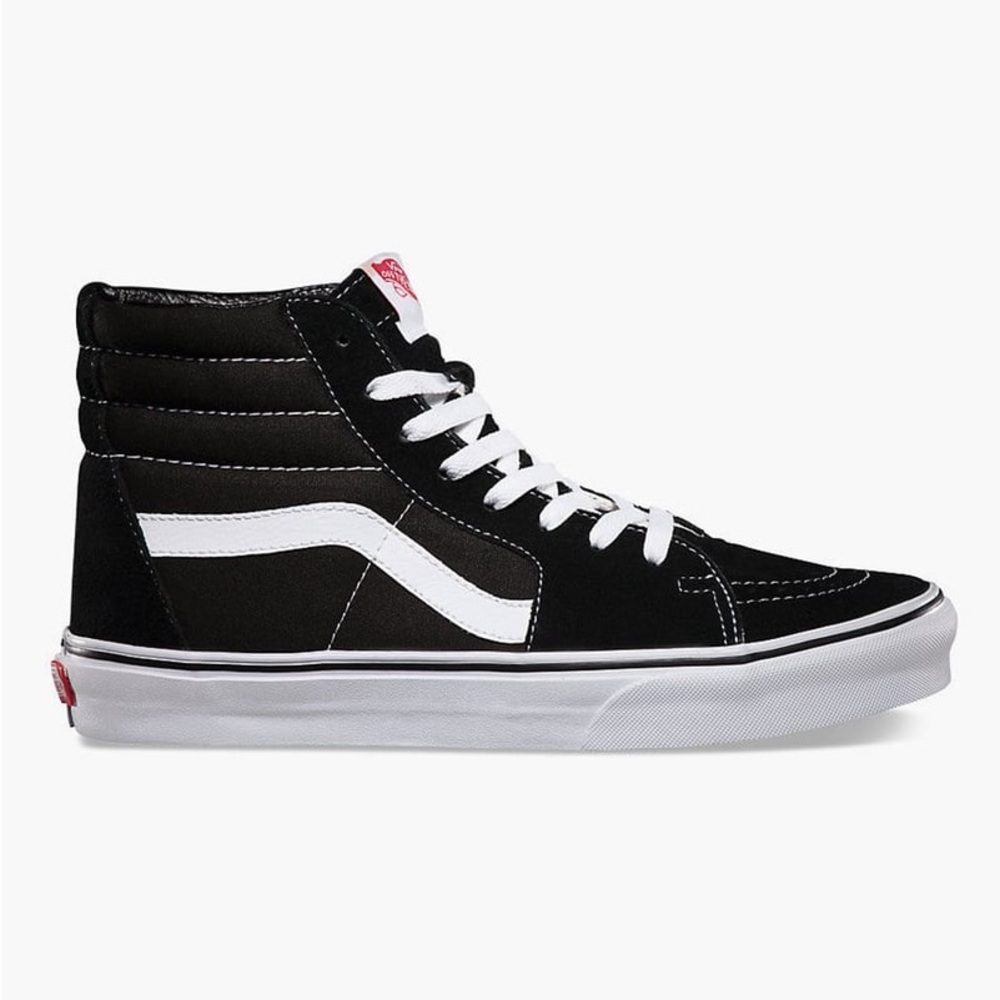 😎 Vans Sk8 high suede black/white
